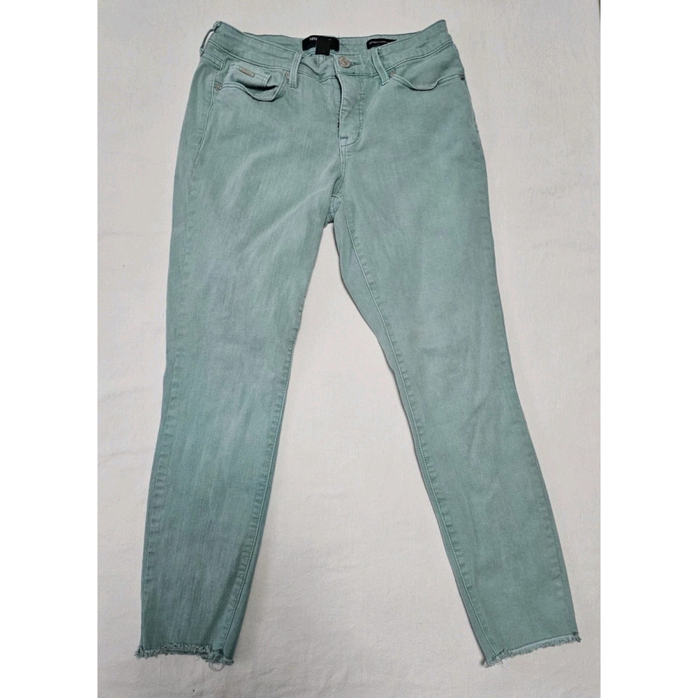 Nine West Women's Sage Green Blue Jeans Size 4 - Picture 3 of 16